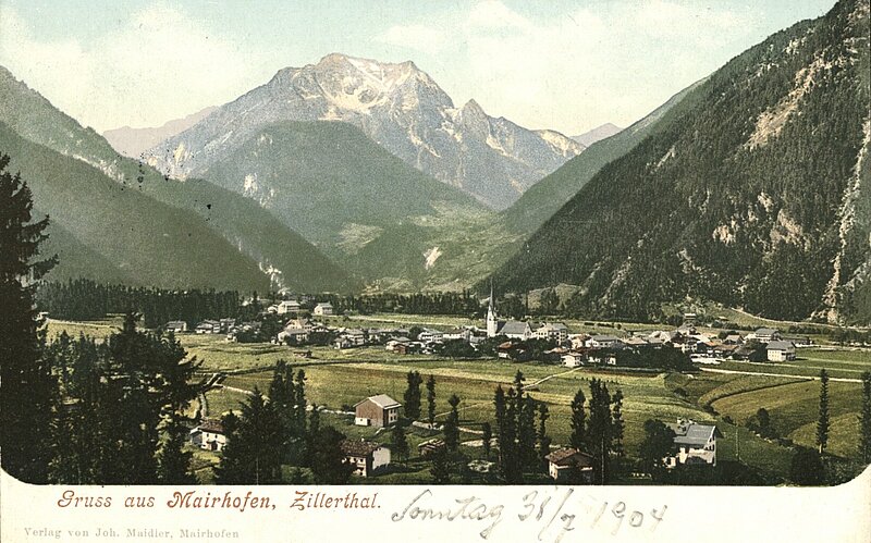 Mayrhofen im Zillertal, Sommer 