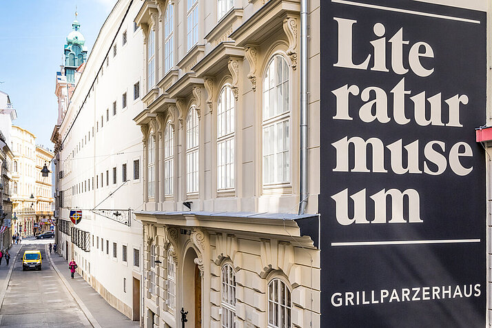 Foto vom Grillparzer Haus in dem das Literaturmuseum untergebracht ist